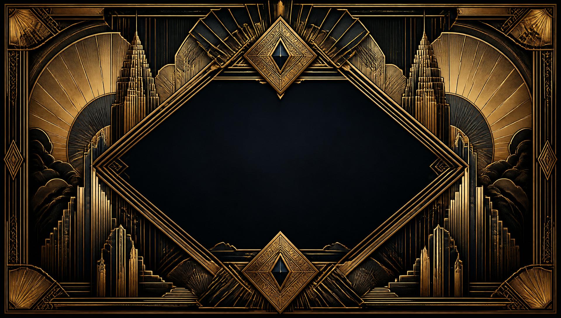 Art-Deco-Titelbild der Recherche